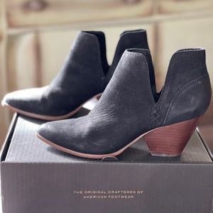 Frye black bootie